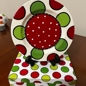 Decorative Plate Christmas Decor + 3 Attachments Made by Burton + Burton